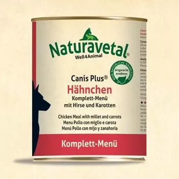 Naturavetal - Canis Plus - Hähnchen Komplett-Menü
